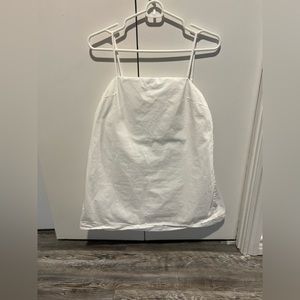 Zara White Womens Dress (Shorts underneath)